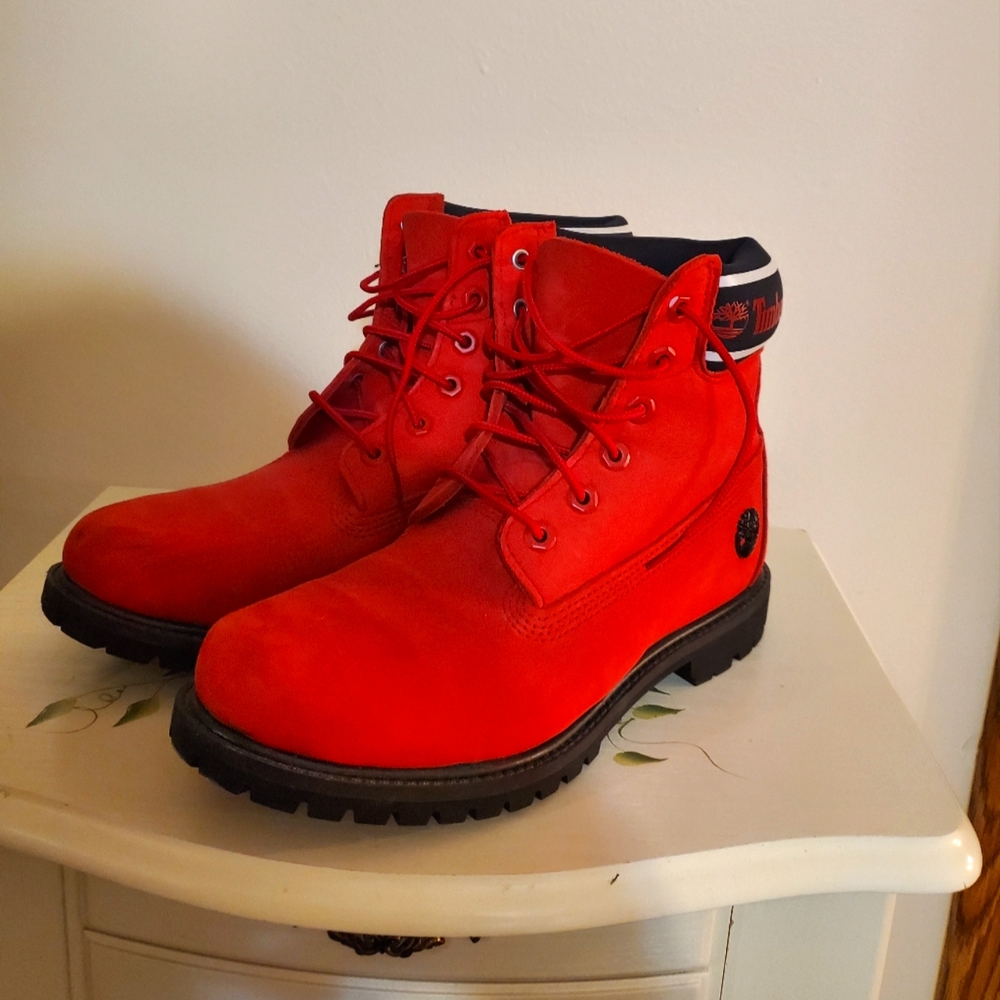Timberland Boots W10 Red